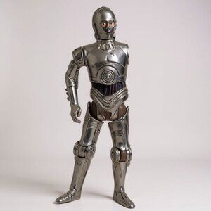 2006 Star Wars C-3PO w  Leg 3.75” Figure Hasbro Jointed Knees MISSING ARM